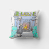 Her Majesty, Queen Elizabeth II Kussen (Voorkant)