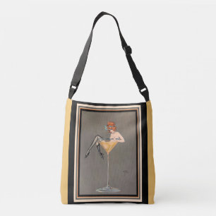 "Her Martini" Art Deco Crossbody Tas 1920s