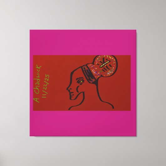 Her Name Is Light Canvas Afdruk (Voorkant)