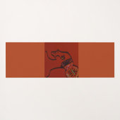 Her Name Is Light Yoga Mat (Achterkant (horizontaal))