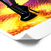 Her New Memphis Design Party Poster (Hoek)