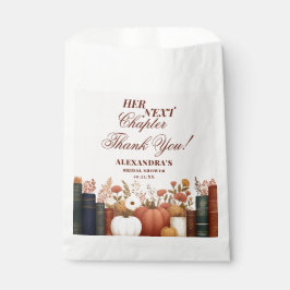 Her Next Chapter Book Theme Bridal Shower Favor Bedankzakje