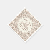 Her Next Chapter Brown Book Club Bridal Shower Servet (Hoek)