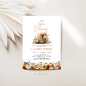 Her Next Chapter Fall Bridal Shower Invitation Kaart