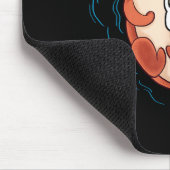 Her Otter Half Pun Romantic Couple Valentine's Day Muismat (Hoek)