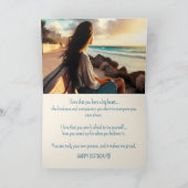 HER OWN PERSON DAUGHTER BIRTHDAY CARD BEDANKKAART (Binnen)