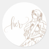 Her Ronde Sticker (Voorkant)