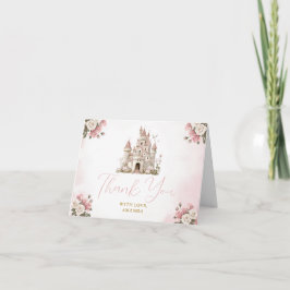 Her royal five-ness Princess Birthday Castle Bedankkaart
