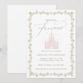 Her Royal Fiveness Princess 5th Birthday Party Kaart (Voorkant / Achterkant)