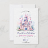 Her Royal Highness Princess Birthday Party Invite Kaart (Voorkant)