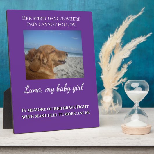 Her Spirit Lives In Love Fotoplaat (Zijkant)