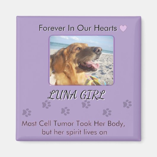 Her Spirit Stays Close to Home Magneet (Voorkant)