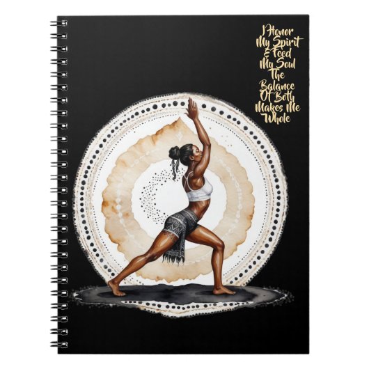 Her Wisdom I Honor Spiral Photo Notitieboek (Voorkant)