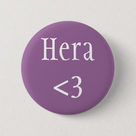 Hera <3 Griekse godin Ronde Button 5,7 Cm