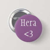 Hera <3 Griekse godin Ronde Button 5,7 Cm (Voorkant /achterkant)