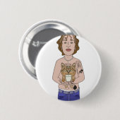 Hera en Vinnie Ronde Button 5,7 Cm (Voorkant /achterkant)