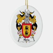 Hera Family Crest Keramisch Ornament (Rechts)