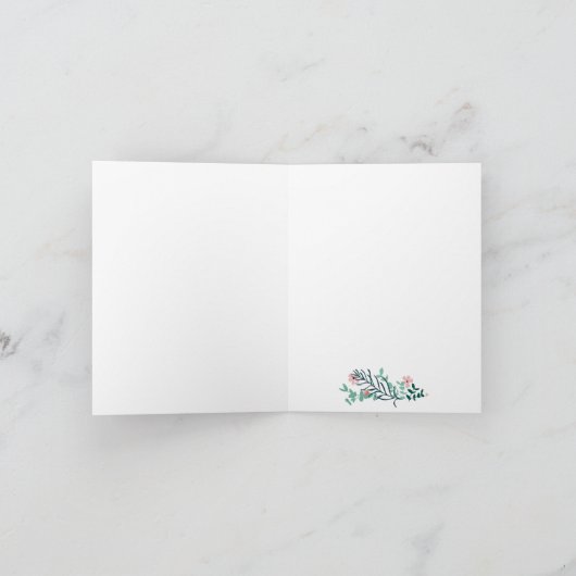 Hera Folded Photo Hartelijk dank Bedankkaart (Binnen)