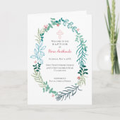 Hera Grieks-orthodoxe kerkbaptisme-programma Programma (Voorkant)