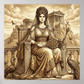 Hera Griekse Mythologie Poster (Voorkant)
