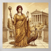 Hera Griekse Mythologie Poster (Voorkant)
