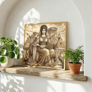 Hera Griekse mythologie Poster