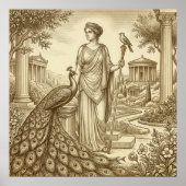 Hera Griekse Mythologie Poster (Voorkant)