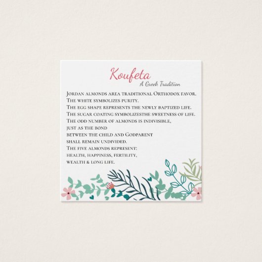 Hera Koufeta Kaart (Voorkant)