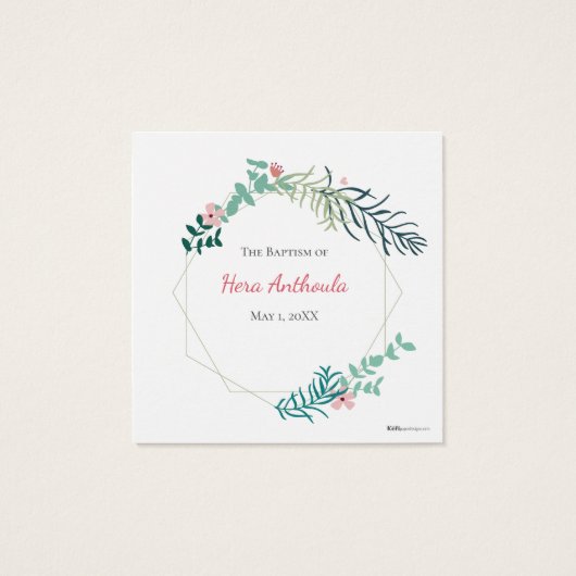 Hera Koufeta Kaart (Achterkant)