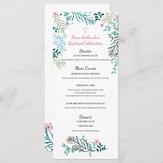 Hera Menu (Voorkant / Achterkant)