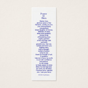 Hera Prayer Kaart