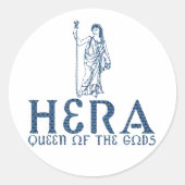 Hera Ronde Sticker (Voorkant)