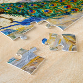 Hera with Peacock and Pomegranate Scepter in Templ Legpuzzel (Zijkant)