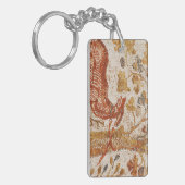Heraclea Dog Mosaic Sleutelhanger (Voorkant Links)