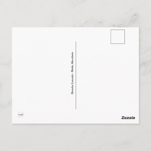 Heraclea Lyncestis - Bitola, Macedonië Briefkaart (Achterkant)