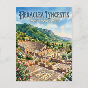 Heraclea Lyncestis Noord-Macedonië Briefkaart