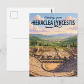Heraclea Lyncestis Noord-Macedonië Briefkaart (Voorkant / Achterkant)
