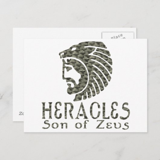 Heracles Briefkaart (Voorkant / Achterkant)