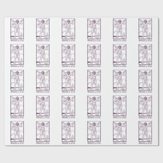 Heracles en Atlas Cadeaupapier (Vlak)