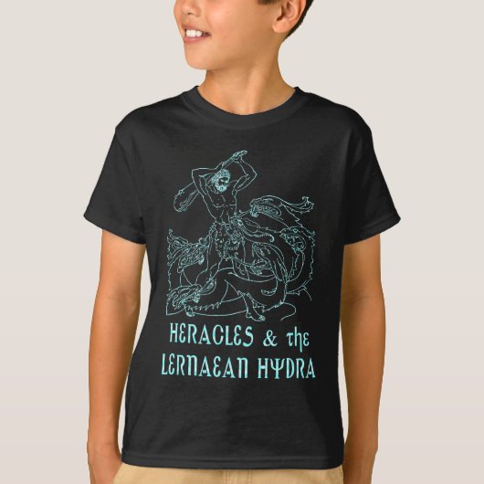 Heracles en de Lernaean Hydra T-shirt (Voorkant)