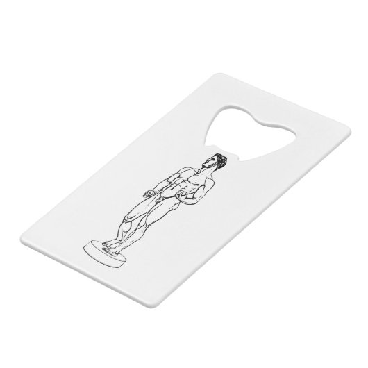 heracles , hercules , mythologie , griekenland , a creditkaart flessenopener (Voorkant Gekanteld)