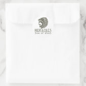 Heracles Ronde Sticker (Tas)
