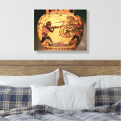 Heracles vecht tegen Geryon Canvas Afdruk (Insitu (Slaapkamer))