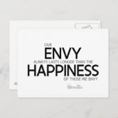 Heraclitus: Afgunst duurt altijd langer Briefkaart (Voorkant / Achterkant)