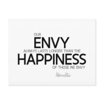 Heraclitus: Afgunst duurt altijd langer