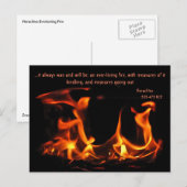 Heraclitus Everlasting Fire Briefkaart (Voorkant / Achterkant)