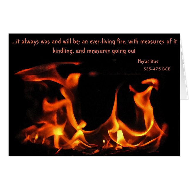 Heraclitus Eversustainable Fire Kaart (Voorkant Horizontaal)
