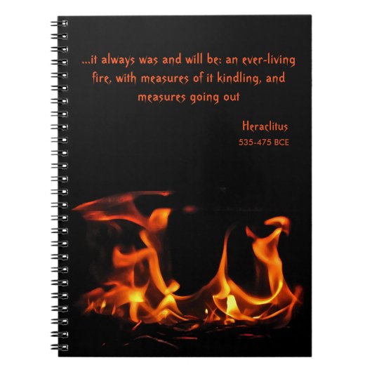 Heraclitus Eversustainable Fire Notitieboek (Voorkant)