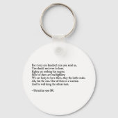 Heraclitus Quote Sleutelhanger (Voorkant)