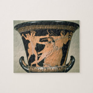 Herakles Struggling, detail van een Attische rode  Legpuzzel